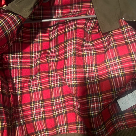 Olive green Harrington jacket size extra small. Only worn once. - Picture 6 of 8